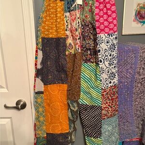 Colorful Patchwork Pants